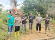 Polres Solok Selatan Musnahkan Alat Tambang Emas Ilegal